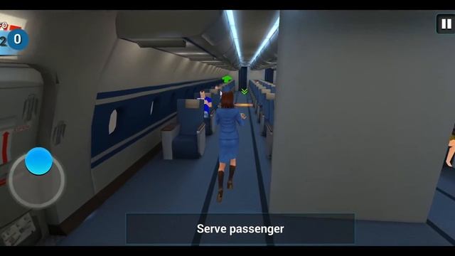 Airplane Flight Attendant Career Job Sim - Android Gameplay FHD смотреть онлайн