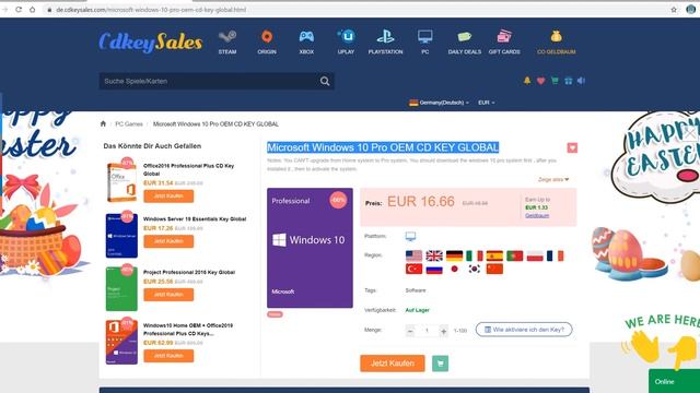 Frischer 13€ Windows Key im TEST! -- cdkeysales смотреть онлайн