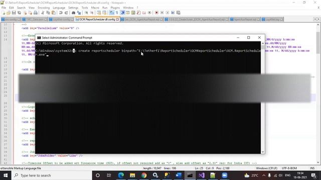 Deployment of OCM Report Scheduler as a Windows Service смотреть онлайн