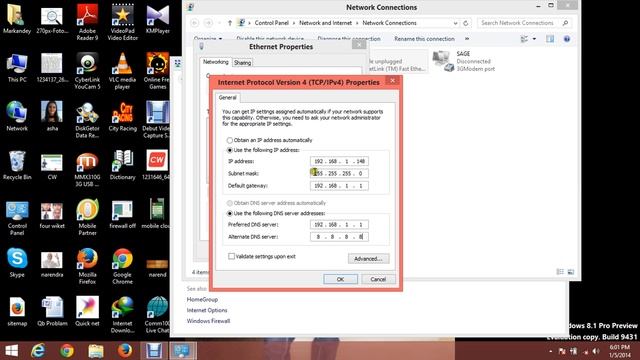 How to configure TCP IP in Hindi смотреть онлайн