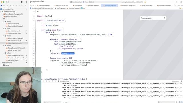 A SwiftUI Example with a Complex UI, and AsyncImage - iTunes Search API Tutorial - PART 5/7 смотреть онлайн