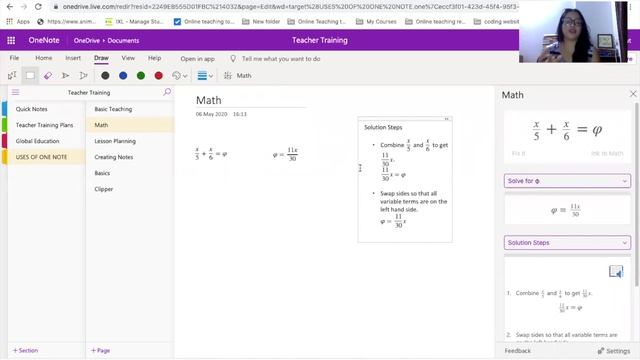 Solving Math Equations on One Note I Surbhi Arora смотреть онлайн