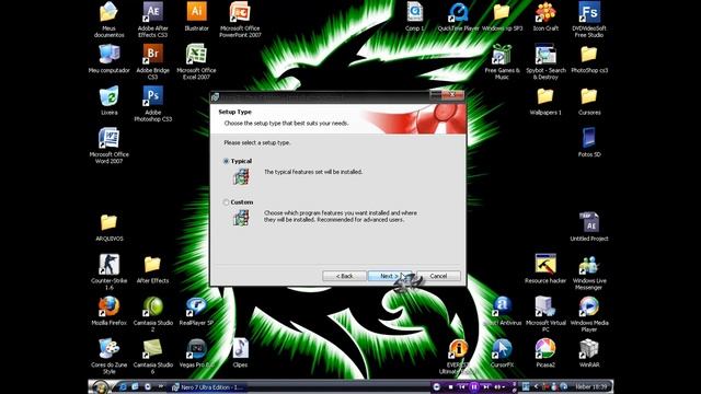 Instalando o Nero 7 Ultra Edition смотреть онлайн
