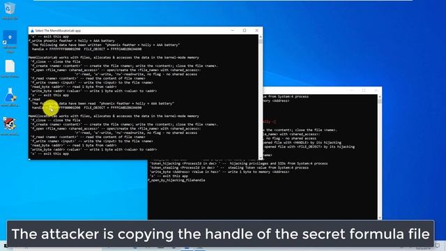 Demo1 Handle Hijacking Attack смотреть онлайн