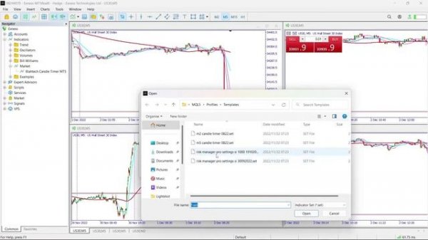 Candle Timer Indicator for MT4 and MT5 installation