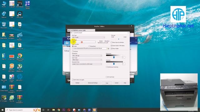 Cách Scan trên máy in Brother MFC L2701DW смотреть онлайн
