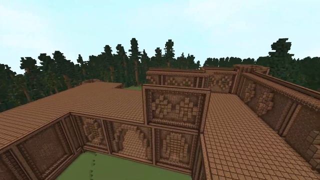 Building a Mansion in Minecraft only with DIRT blocks! (ily Chisel mod) смотреть онлайн