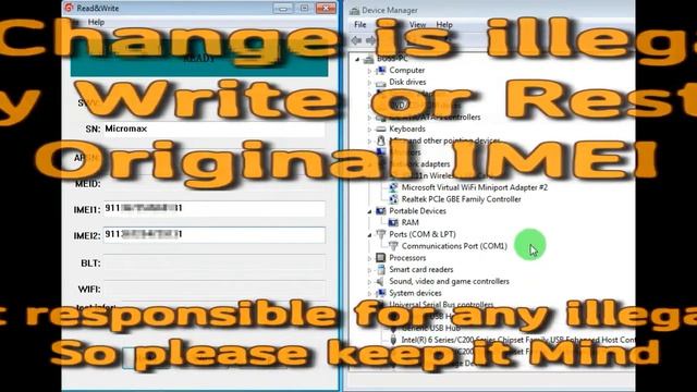MICROMAX A092 | (QUALCOMM CPU) | IMEI goes null or blank after Flashing | SOLVED just 9 Sec смотреть онлайн
