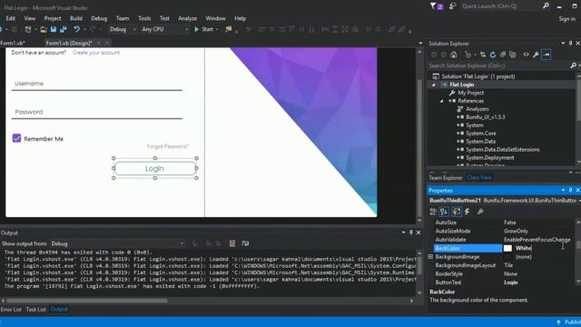 Visual Studio 2010,2012,2013,2015,2017 VB.NET and C# Flat Design Tutorial смотреть онлайн
