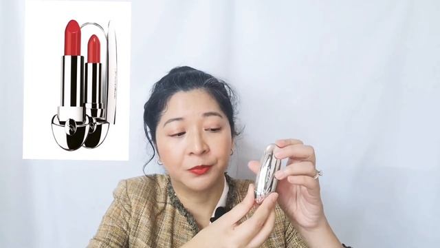 Red Lipstick: Guerlain Rouge G and  Kiss Kiss