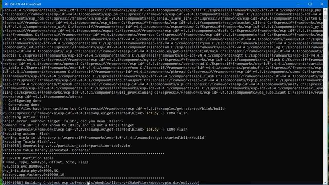How To Flash ESP32 With ESP-IDF Using ESP-IDF TERMINAL