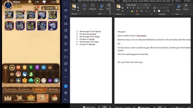 Quick tutorial - make a BlueStacks macro for AFK Arena смотреть онлайн