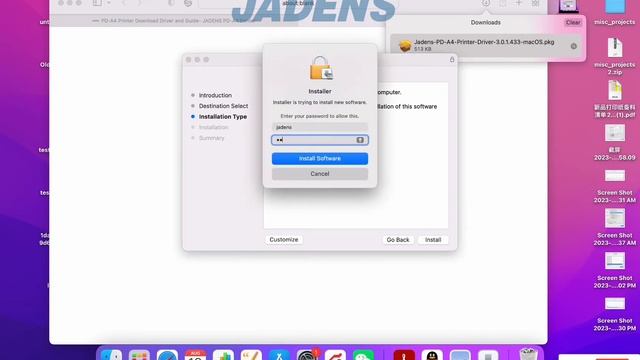 PD-A4 Printer | How to Download Driver and Print on macOS Operating System | JADENS смотреть онлайн