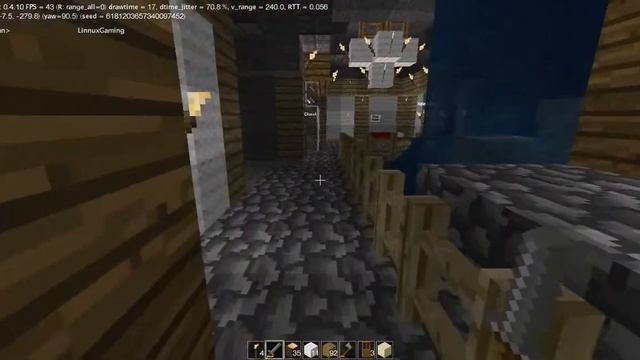 Играем в minetest 4.10 под Rosa linux часть 3 смотреть онлайн