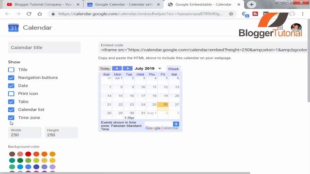 How to Add Calendar in Blogger or Website for Updated Events смотреть онлайн