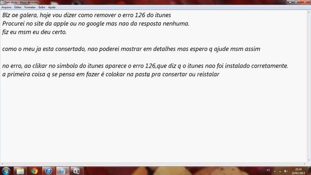 Como resolver o erro 126 do iTunes do PC смотреть онлайн