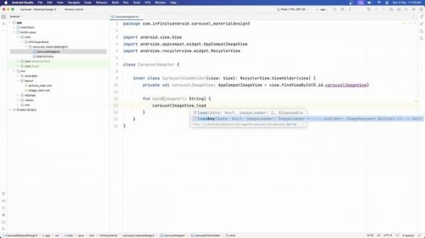 Android Carousel Image Slider With Material Design 3 | Android Studio Tutorial
