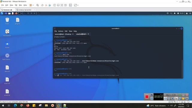 how to use nc to set up a windows shell access from linux смотреть онлайн