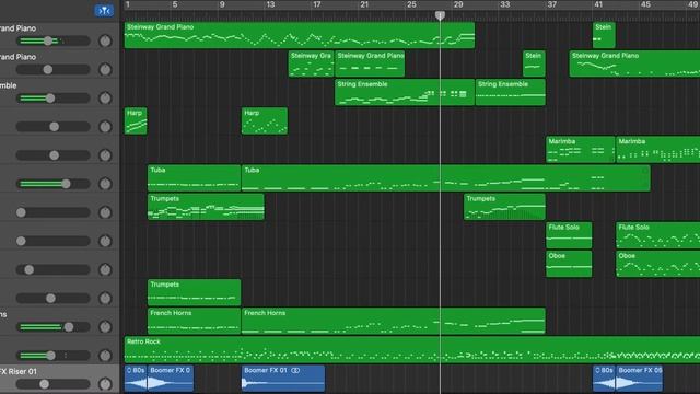 (PC版)GarageBand 【Pokemon　ダイヤモンド・パール　209番道路 BGM】楽譜 ピアノ、ドラム等 смотреть онлайн