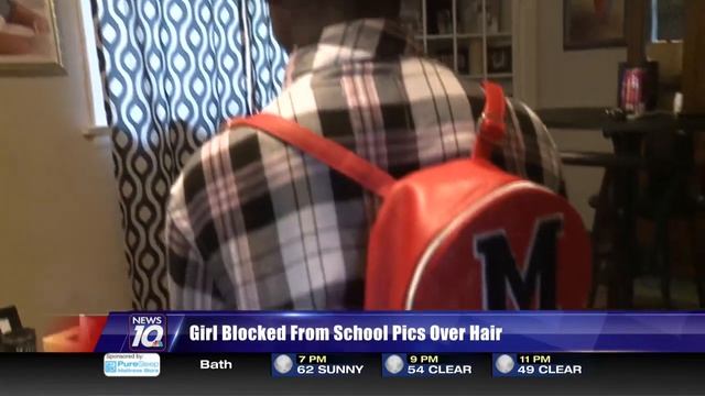 Eight year old girl denied school picture because of her hair смотреть онлайн