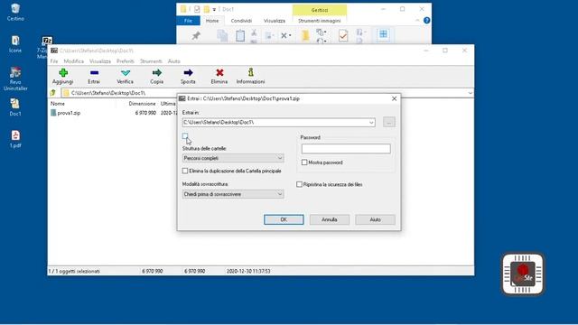 Comprimere e decomprimere con 7-zip смотреть онлайн