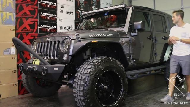 2016 Jeep Wrangler JK 3.5" Rough Country Lift Kit смотреть онлайн