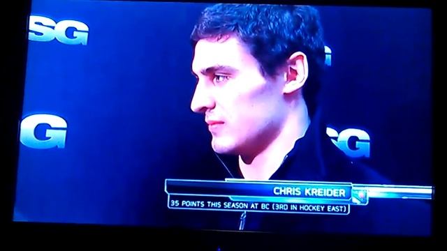 Chris Kreider interview (Rangers @ Bruins-Feb 14) смотреть онлайн