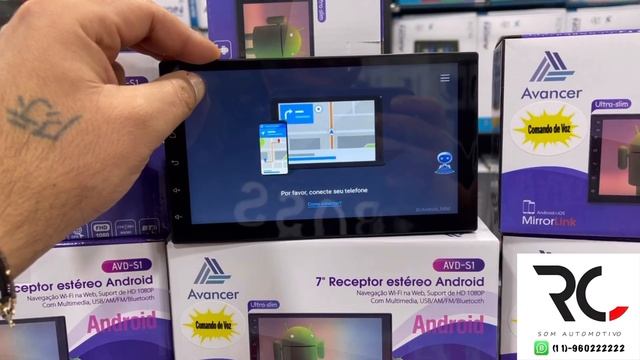 MULTIMÍDIA UNIVERSAL ULTRA-SLIM AVANCER AVD-S1 ANDROID 10 / Com COMANDO DE VOZ LANÇAMENTO смотреть онлайн