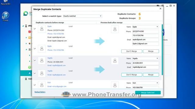 How to Find, and Delete, Merge Duplicate Contacts from iPhone SE/6S/6+/6/5S/5C/5/4S? смотреть онлайн