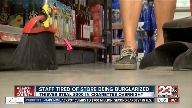 Thieves break in to convenience store and steal only cigarettes смотреть онлайн
