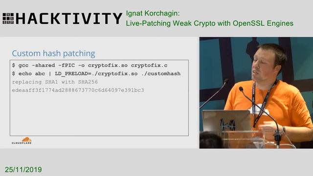 Ignat Korchagin - Live-Patching Weak Crypto with OpenSSL Engines смотреть онлайн
