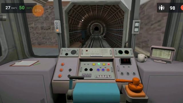 Играем в старую версию Subway Simulator 3D. Subway Simulator 3 - moskow edition. смотреть онлайн