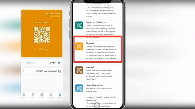 Tawakkalna App Color Meaning| Health Condition | Color Code Green, Orange, Brown, Blue, Purple, Gra смотреть онлайн