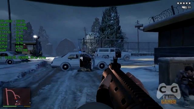 GTA 5 Gameplay Intel HD Graphics 4400 Testando Novo Update #220 смотреть онлайн