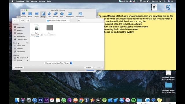 How to Install MeghaOS in Virtual Box on MacOS смотреть онлайн