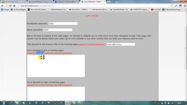 Streaming Radio su Listen2MyRadio con Virtual Dj Pro (tutorial) смотреть онлайн