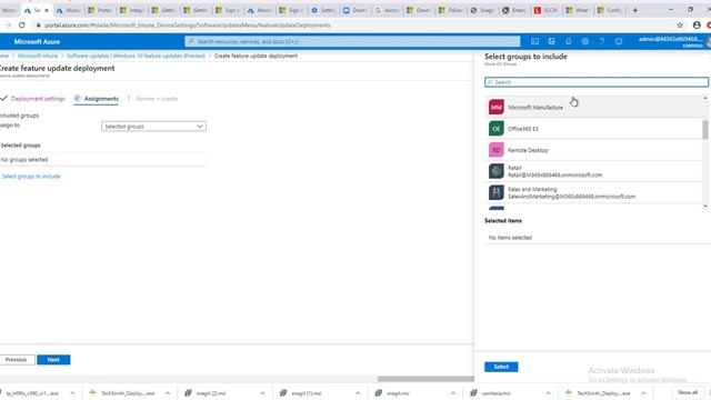 How to deploy Windows 10 Feature Updates in Intune смотреть онлайн