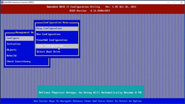 Tutorial Como Configurar Intel RAID ESRT2 смотреть онлайн