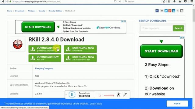 How to clean up that slow infected computer for FREE! Rkill смотреть онлайн