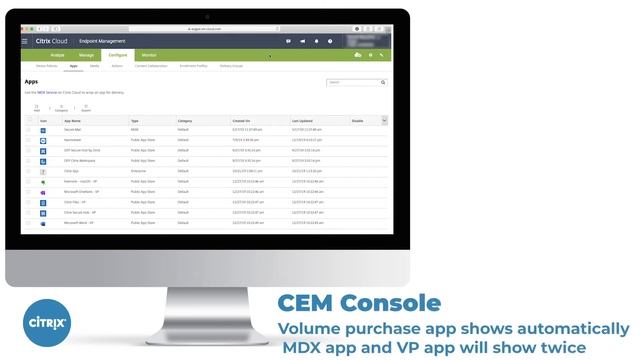Distributing iOS MDX-enabled apps with volume purchase using Citrix Endpoint Management смотреть онлайн