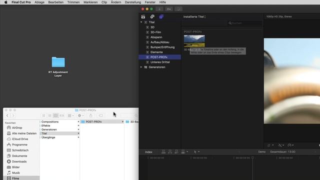 Wie installiere ich ein Plugin oder Template für Final Cut Pro? смотреть онлайн