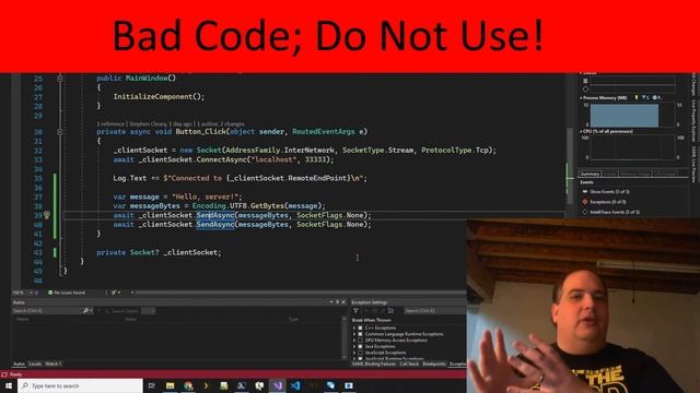 Asynchronous TCP/IP, Part 2 смотреть онлайн