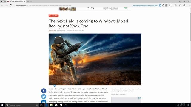 The next Halo is coming to Windows Mixed Reality, not Xbox One смотреть онлайн