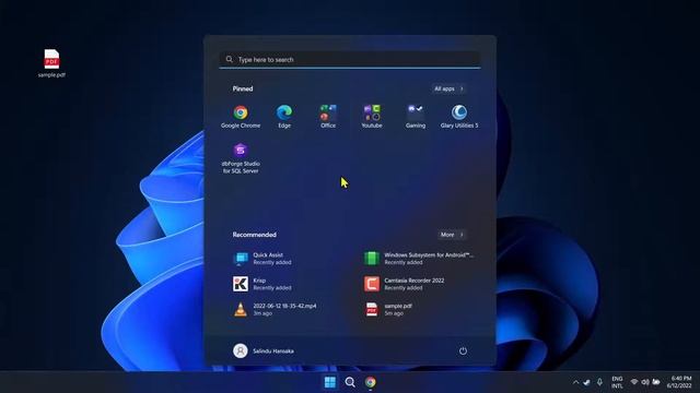 Windows 11 22H2 - New Taskbar, Start Menu Folders & Drag & Drop (2022) on Release Preview Channel смотреть онлайн