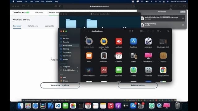 Install Android Studio on Mac| Android Development Tutorial for Beginners 2023 #2 смотреть онлайн