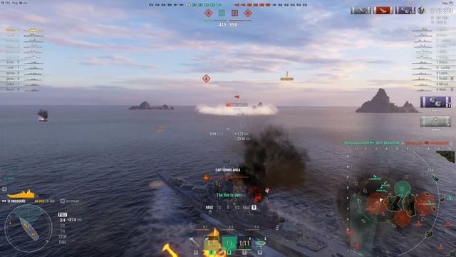 World of Warships 19 Missouri смотреть онлайн