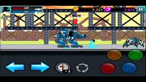 ANGER OF STICK 5 || ZOMBIES || Robot Buy || level 10 || stickman fight || android game playing