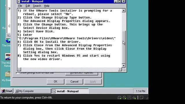quickly installing vmware tools in windows 95 смотреть онлайн