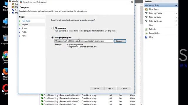 How To Block Programs From Accessing The Internet Using Windows Firewall смотреть онлайн