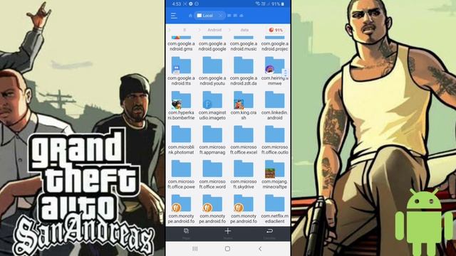 Como Descargar GTA San Andreas + Datos OBB + Trucos + Mod de chucky - Mod Mitos para Android смотреть онлайн